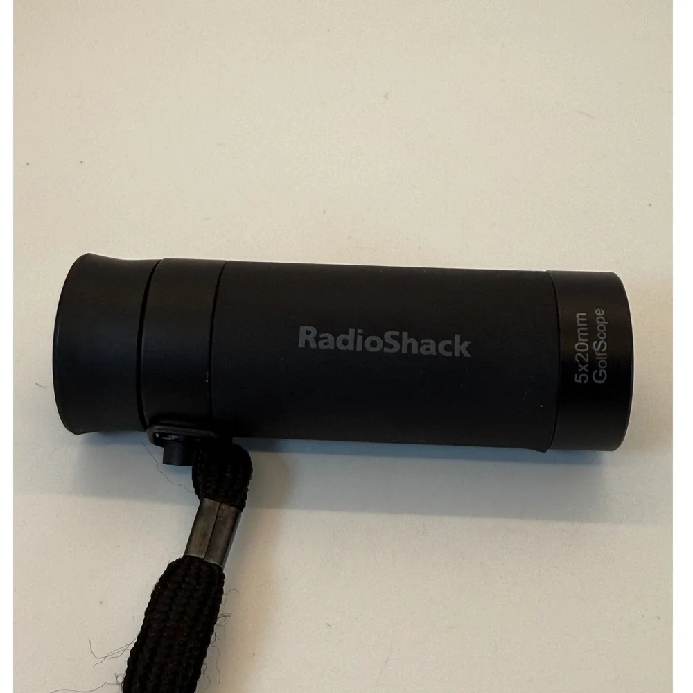 RadioShack 5x20mm Lens GolfScope Monocular Pouch Black Pocket Sport Optics Scope